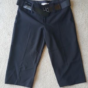 3/4 Capri black dress pants